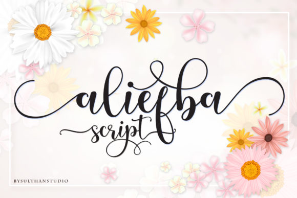 Aliefba: Elegant Script Font for Editorial Design
