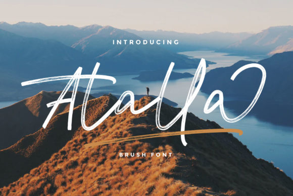 Atalla: A Romantic Typeface for Creative Projects