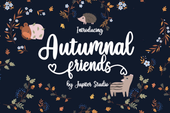 Autumnal Friends: A Charming Script Font