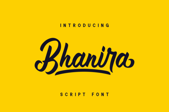 Bhanira: A Retro Script for Modern Campaigns