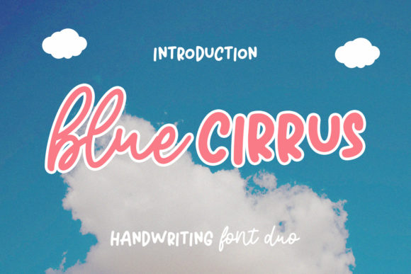 Blue Cirrus: A Playful Font for Business