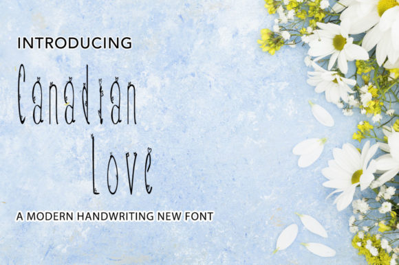 Canadian Love Font for Business
