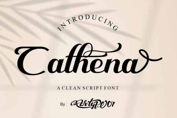 Cathena: A Stylish Font for Business