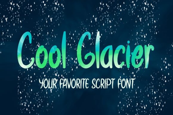 Cool Glacier Font for Web Design