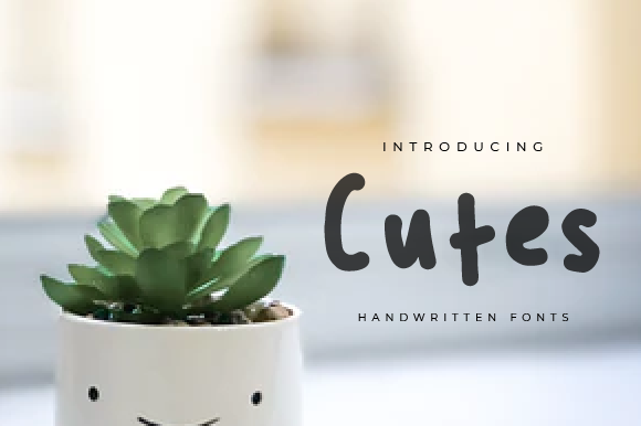 Cutes: A Sweet Script Font