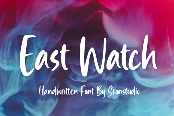 East Watch: A Handwritten Font for Editorial Elegance