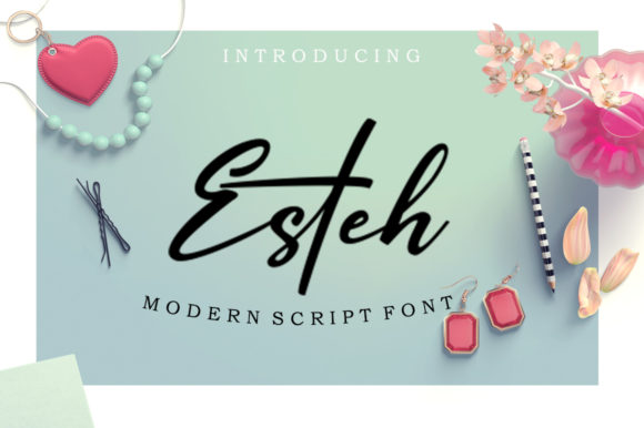 Esteh: A Trendy Handwritten Font for Crafters