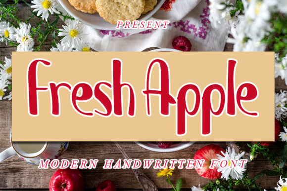 Fresh Apple: A Handwritten Font for Web Design