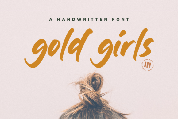 Gold Girls Font for Business