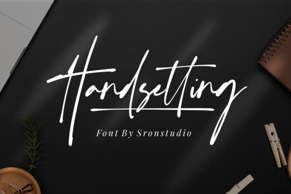Handsetting: A Handwritten Font for Creative Makers