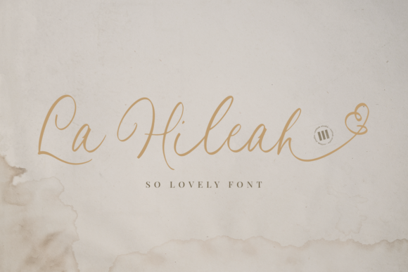 La Hileah: Elegant Handwritten Font