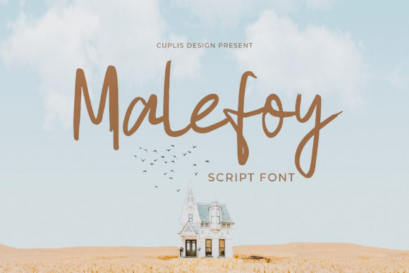 Malefoy: A Script Font for Creative Projects