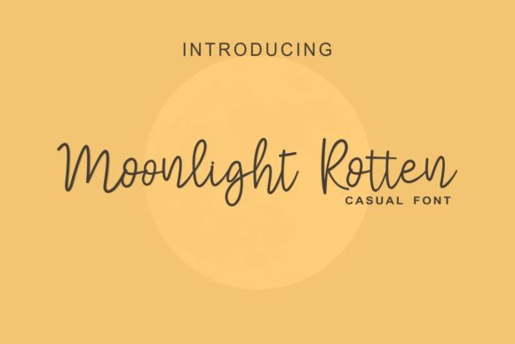 Moonlight Rotter Font Review
