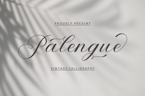 Palengue: A Delicate Script for Creative Projects