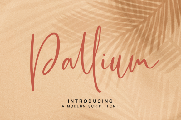Pallium: A Timeless Handwritten Font