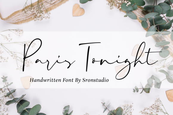 Paris Tonight: A Romantic Font for Campaigns