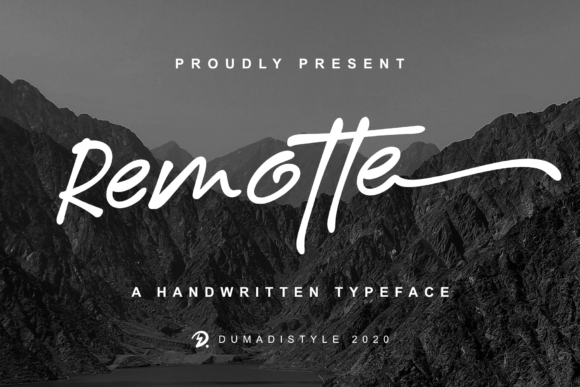 Remotte: A Handwritten Font for Business