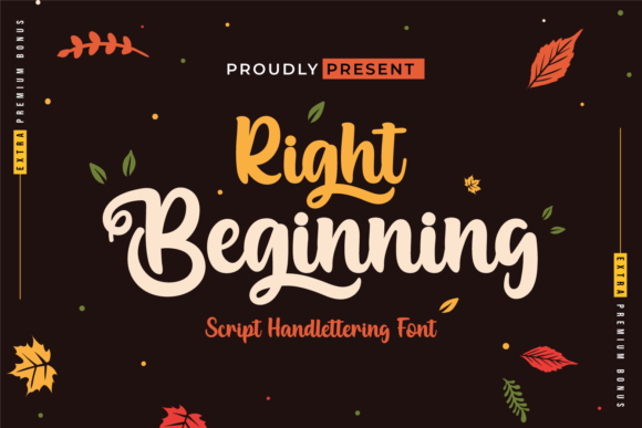 Right Beginning: A Font for Creative Campaigns