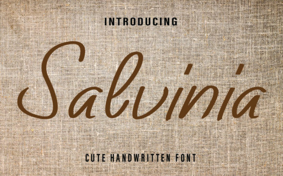 Salvinia Font: Elegant Script for Business