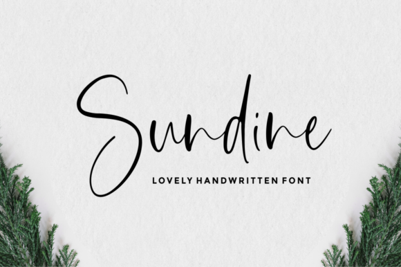 Sundine: A Handwritten Font for Creative Campaigns