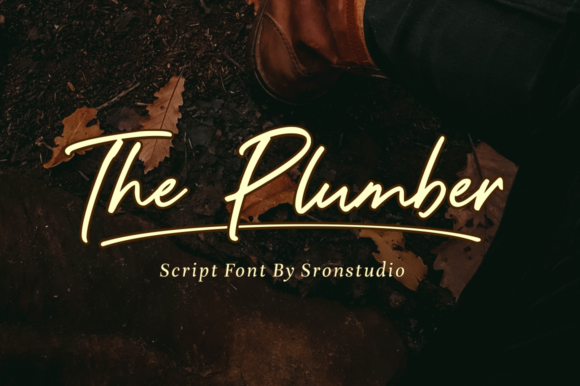The Plumber: A Delicate Handwritten Font