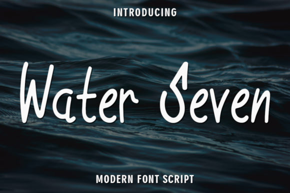 Water Seven: A Script Font for Elegant Design